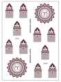 Fashion Stickers Temporary Water Proof Henna Tattoos/ Mehndi Stickers. 