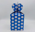 LIGHT BLUE POLKA DOT GOODY BOX - LIGHT BLUE POLKA DOT THEME GOODY BOX - PACK OF 10 GOODY BOX. 