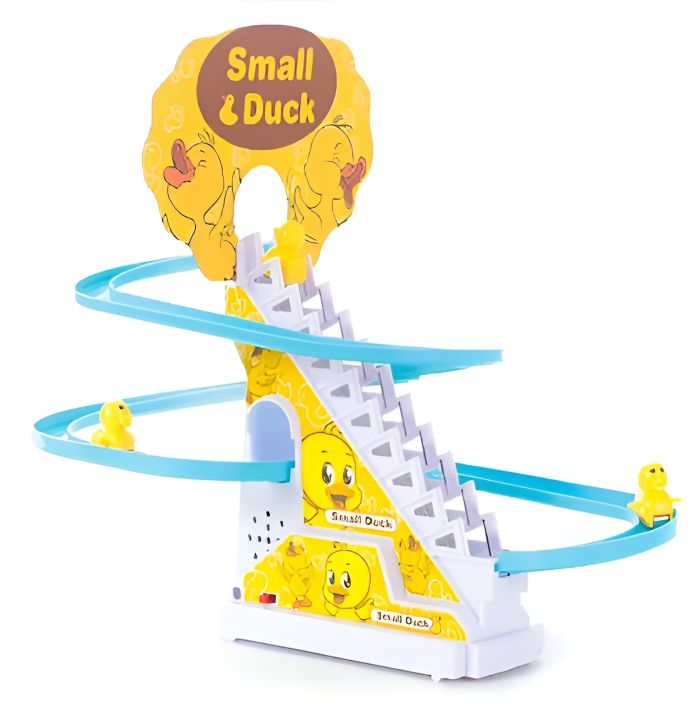 Racing Game Musical Duck Roller Coaster Set with Lights Kids Roller ...