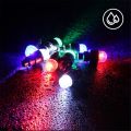 1Pcs LED Bike Motorcycle Wheel Tire Lamp/ Car Wheel Spoke Light Valve Caps/ Colorful Flash For MTB Road Bike. 