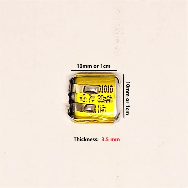 3.7v%2030mah,%2050mah%20universal%20Smallest%20Dot%20Battery%20-%20Fits%20into%20every%20EARBUDS%20-%20Camera,%20handsfree%20BT%20Bluetooth%20Wireless%20-%20Image%202