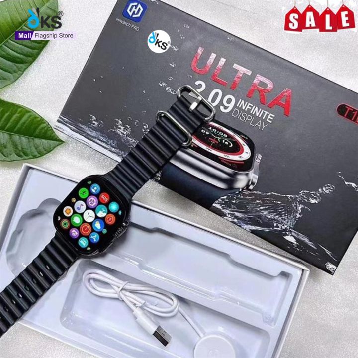 Oks%C2%AE%20Smart%20Bracelet%20T10%20Ultra/T800/T900,%20Wireless%20Charging,%20Heart%20Rate%20&%20Sleep%20Monitor,%20Bluetooth%20Call,%20Multi-Sport%20Fitness%20Tracker,%202.09"%20Touchscreen,%20Official%201:1%20-%20Image%203