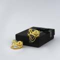 The Jewel Lodge Customize Name Cufflinks, Customize Cufflinks,  Cufflinks For Men with Name, Boys Accessories, Studs for Men, Men accessories, Name studs for men, Name Cufflinks with chain. 