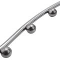 2X Wall Mount Waved Waterfall Hanger Rack 7 Beads Garment Display Hooks. 
