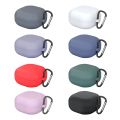 Silicone Cover for Samsung Galaxy Buds Pro / Buds Live / Buds 2 / Buds 2 Pro | Protective Case Anti-Scratch Shockproof with Keychain. 