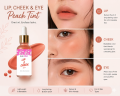 Red -Pink-Peach-Lip & Cheek Tint - Natural, Moisturizing, and Long-lasting  with Repairing Ingredients -. 