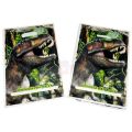Dinosaur Goody Bags - 10 x 6 Inch - Gift Bags - Dinosaur Themed Party - Green - Unisex - Pack Of 10. 
