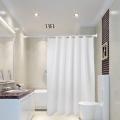White Water Repellent Shower Curtain, Odorless Fabric, Eco Friendly, Bath Curtains Liner for Bathroom, Easy Hanging on Rod. 