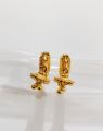 Beautiful Golden Ear Ring Jhumka Style For Girls & Womens Party Wear. 