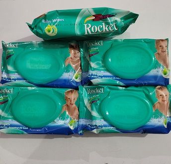 Rocket Baby Wipes (5 Packs)