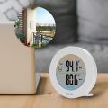 BALDR Wireless Indoor/Outdoor Thermometer Table Wall Temperature Monitor Meter with Max/Min Records, Trend Arrows,White. 