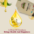 Himalayan Corn Oil - 1 Liter | Extra Virgin Cooking Oil Pure Cold Pressed. 
