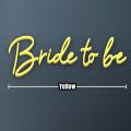 Bride To Be Neon Light Bridal Shower Party Neon Sign Board Custom Wedding Backdrop Engagement Decor Wall Art Wedding Shower Gift Sign Decoration with High Quality LED Neon Strips. 