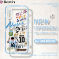 Jizetin for Vivo S1 Back Cover Crystal Transparent Football Star For Boys Soft Full Camera Cover Protection Phone Cases. 