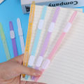 1/5/10Pcs 2 Hole Binding Clips Strip Binder Plastic Loose-leaf Clip Color A4 Paper Fasteners DIY Album Scrapbook File Folder Notebook. 