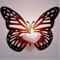 Dotz Brand Decorative Butterfly Wall Shelf, Decoration Candlestick, Wall Décor Ideas, Wooden Wall Shelves. 