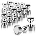 18Pcs Magnetic Push Pins Thumb Tacks, for Whiteboard, Magnet Board. 