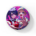 58mm Needy Girl Overdose Game Button Pin Cute Anime Character Cartoon Brooch Badge for Backpack Accessories Decor Fans Collect. 