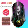 G11 RGB Wired Gaming Mouse 2400 DPI Optical 4 Button Mouse USB Glowing Cool Mouse For Gamer Office Mice For Laptops Desktop PC. 