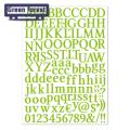 Green forest Letter Stickers Strong Stickiness Mailbox Numbers Labels Alphabet Stickers. 