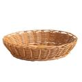 Rattan Basket - Hand-Woven Storage Basket Rattan Storage Tray Wicker Baskets Bread Fruit Food Breakfast Display Box Home Decoration - Round, Oval and Rectangle - KitchenCo. 