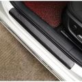 Universal 4pcs 3D Carbon Fiber Scuff Plate Auto Door Edge Sill Strips Protector Anti Scratch Guards For Car Stickers Accessories. 