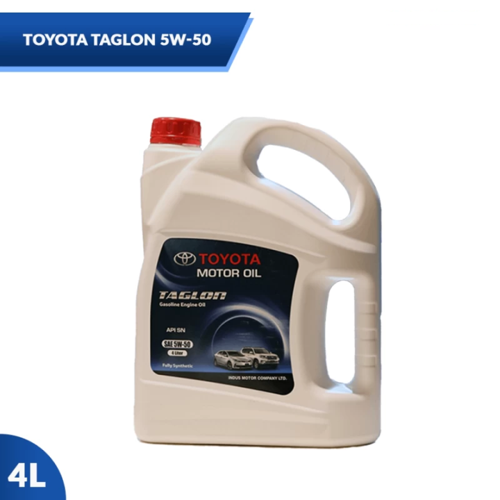 Toyota Taglon (SN 5W-50) 4L, Synthetic Technology Motor Oil, Gasoline Engine Oil