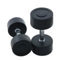 Dumbbell Set With Rubber Coated Dumbell Black Pair - 5kg (5+5 = 10 kg). 