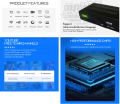 VMade K6 Freeview HD Set Top Box DVB-T2 HDMI Digital TV Receiver with Remote 243 A11. 