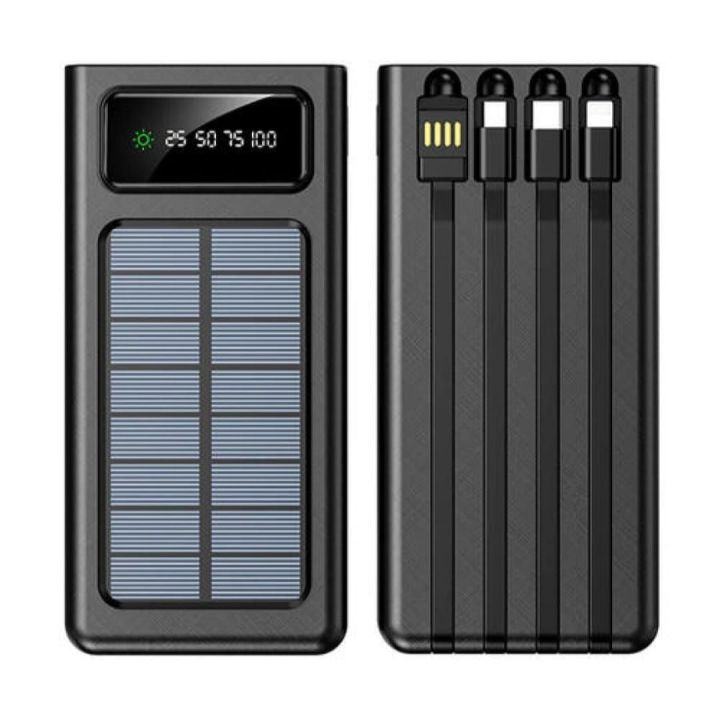 10000mAh%20Solar%20Power%20Bank%20Fast%20Charger%20-%20Universal%20Portable%20External%20Battery%20Pack%20With%204%20Built-In%20Cables%20&%20LED%20Flashlight%20for%20All%20Phones%20-%20Image%202