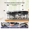 Upgraded USB Flycatcher With Baits Electric Fly Trap USB Insect Pest Catching Safety Insect Pest Flytrap For Kitchen Home Garden [Limited Sale][Lowest price]. 