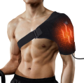 Electric Heated Shoulder Wrap with Brace – Moist Heat Therapy Pad for Pain Relief, Muscle Stiffness, and Tension – Adjustable Heating Shoulder Brace for Fitness Recovery, Arthritis, and Rotator Cuff Support. 