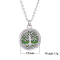 DIY Aromatherapy Necklace Open Locket Jewelry Perfume Essential Oil Diffuser Pendant Magnetic Stainless Steel Aroma Box Necklace. 
