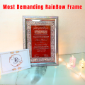 Premiun ♥️ Customised Nikkah Frame 😍 with nikkah nama certificate,Luxuary Primium wedding frame with HD quality/nikkah nama certificate finger print/wedding gifts for bride/best gift/gift for couples/gift for girl/gift for men. 