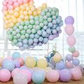 100 Pastel Latex Balloons for birthday decorations or birthday theme. 