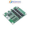 4s 30A 14.8v li-ion lithium 18650 battery bms pack p c b protection board balance integrated circuit with cable. 