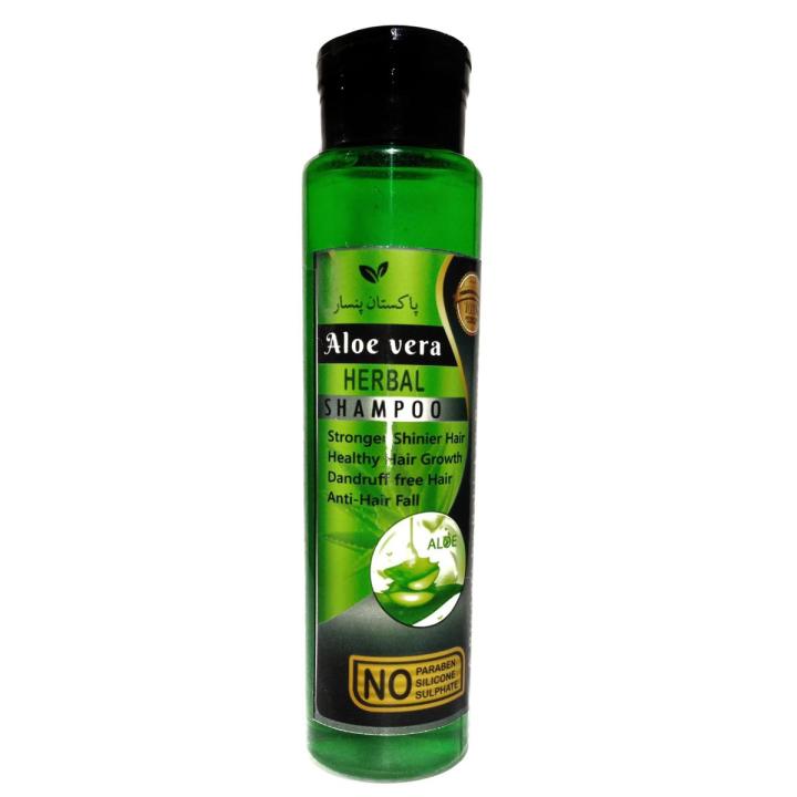 Aloe Vera Herbal Shampoo - 200 ml -Natural and 100% Organic Aloe vera Extract - Aloe Vera Shampoo - Organic Aloe Vera Shampoo-Brand: Pakistan Pansar