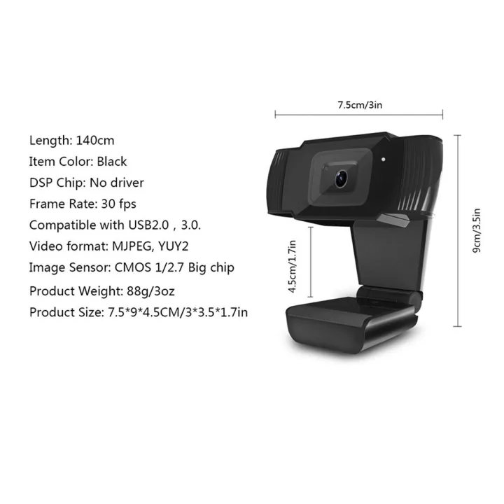 USB%202.0%20PC%20Camera%201080P%20Video%20Record%20Webcam%20Web%20Camera%20With%20MIC%20For%20Computer%20For%20PC%20Skype%20MSN%20Designed%20for%20desktop%20-%20Image%203