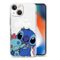 Cartoon Lilo stitch case for iPhone 15 14 11 12 13 Pro Max 12 mini 7 8 XR X XS Max SE2 6 6s Plus silicone phone cover. 