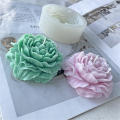 Peony Rose Flower Scented Candle Silicone Mold DIY Petal Diffuser Stone Handmade Soap Gypsum Glue Mold. 