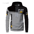 【ALLGOOD】Cat Caterpillar Tractor Hoodies Men Fashion Coat Zipper Wool Liner Jacket Coat Zipper Wool Liner Jacket Cat. 