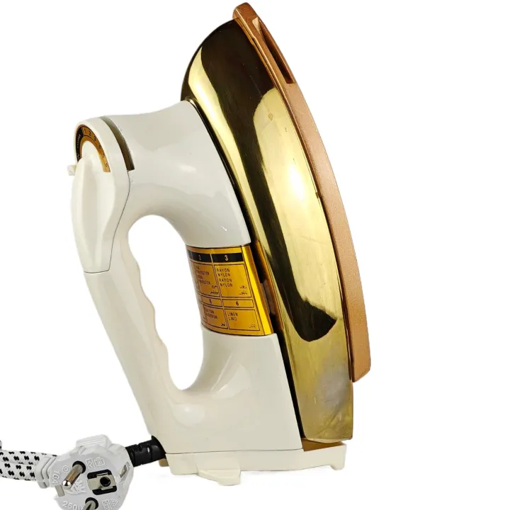 Iron%20%20%20*Original%20Dry%201000%20Watts%20Made%20In%20Japan%20Heavy%20Duty%20Deluxe%20Automatic%20dry%20Iron%20White%20Gold%20Plated%20High%20Quality%20Home%20Appliances%20-%20Image%206
