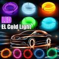 Car Dashboard Neon Light Car Interior Decorative Lamps Strips Atmosphere Lamp Cold Light Decorative Dashboard Auto LED Ambient Lights 2M. 