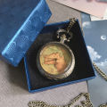 Pocket watch vintage style flap student men's mechanical delicate exam pendant girls kids shelby watch. 