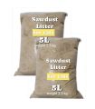 Wood cat litter Clumpy Sawdust 2.5 kg (5L). 