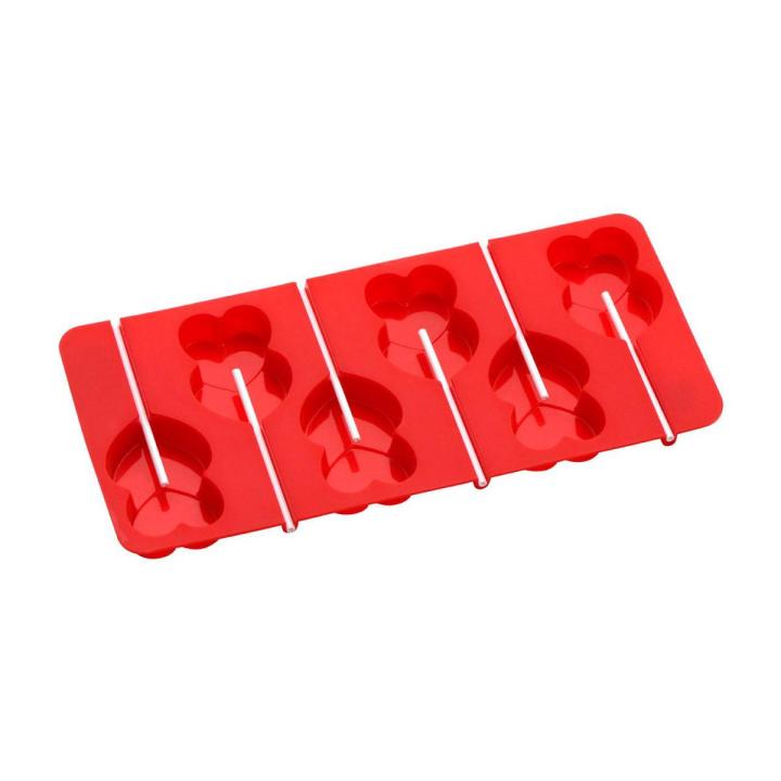 6 Heart Moulds and 12 Sticks Cake Pop Mould - Premier Home - SKU 0805239