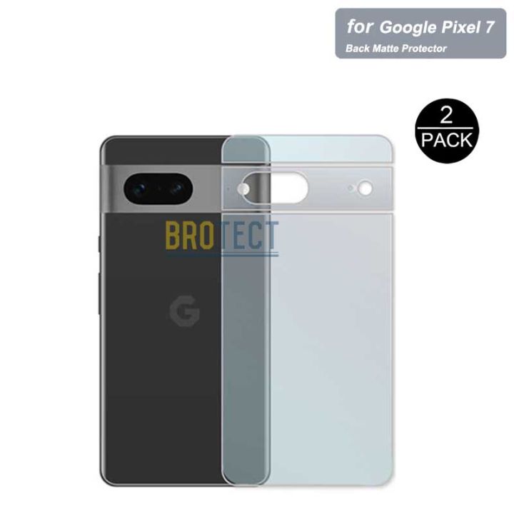 2 Pcs Google Pixel 7 Back Protector Matte Skin Vinyl Film Sheet Sticker Wrap Paper Sheet Lamination For Pixel 7 - Semi Transparent