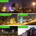 10W LED Solar Sensor Street Light + Light Pole Waterproof IP65 Solar Sensor Street Light for Street Garden Driveway Walkway 3 Modes. 