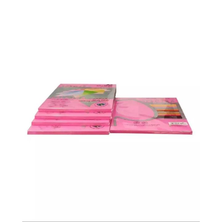 Spectra IT350 80Gram Cyber HP Red Colour Paper A4 Size Cyber HP Pack Of 100 Sheets