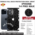 APPLE iPhone 14 Pro Max Back Protector Sheet Wrap FULL COVER. 